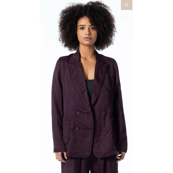 Burning Torch WALLACE BLAZER in PRUNE NWT Size XS - Picture 2 of 11